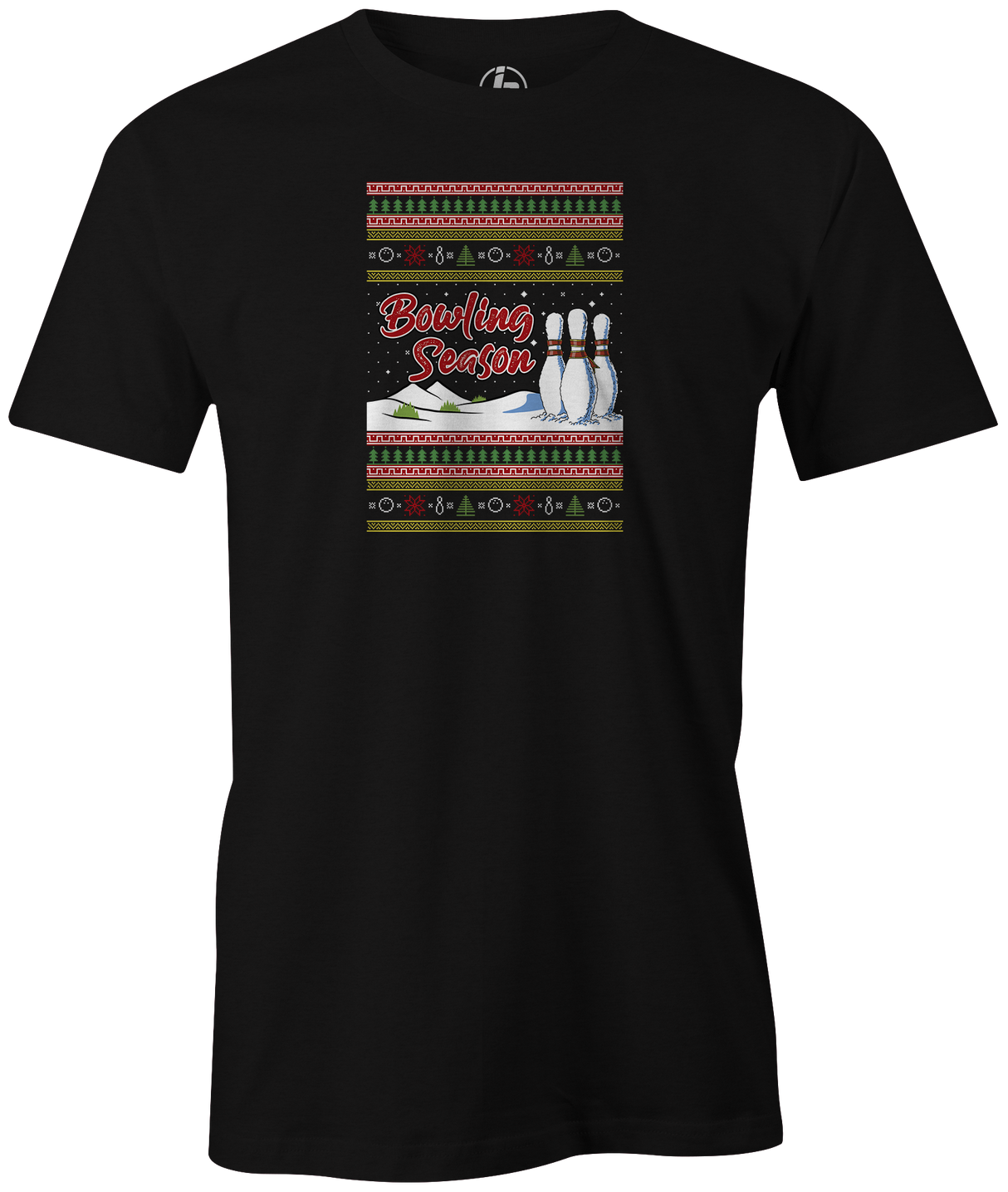 ugly bowling Christmas sweater tee t-shirt tshirt tee-shirt bowlingshirt shirt holiday gift guide season 