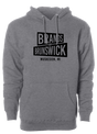 Brunswick, Radical, DV8, Hammer, Track, Columbia, and Ebonite. This new Pennant Hoodie is the perfect shirt for any Brands of Brunswick bowling fan. Retro Brunswick bowling league shirts on sale discounted gifts for bowlers. Bowling party apparel. Original bowling tees. throwback