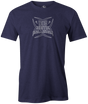 The DV8 Brutal Collision tee is available in both Purple and Charcoal.. This is the perfect gift for any DV8 bowling fan or avid bowler. Tee, tee shirt, tee-shirt, t-shirt, t shirt, team bowling shirt, league bowling shirt, brunswick bowling, bowling brand, usbc, pba, pwba, apparel, cool tee. 