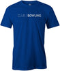 Club Bowling Men's T-shirt, Blue, tee, tee-shirt, tshirt, shirt, cool, pro, popular