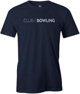 Club Bowling Men's T-shirt, Navy, tee, tee-shirt, tshirt, shirt, cool, pro, popular
