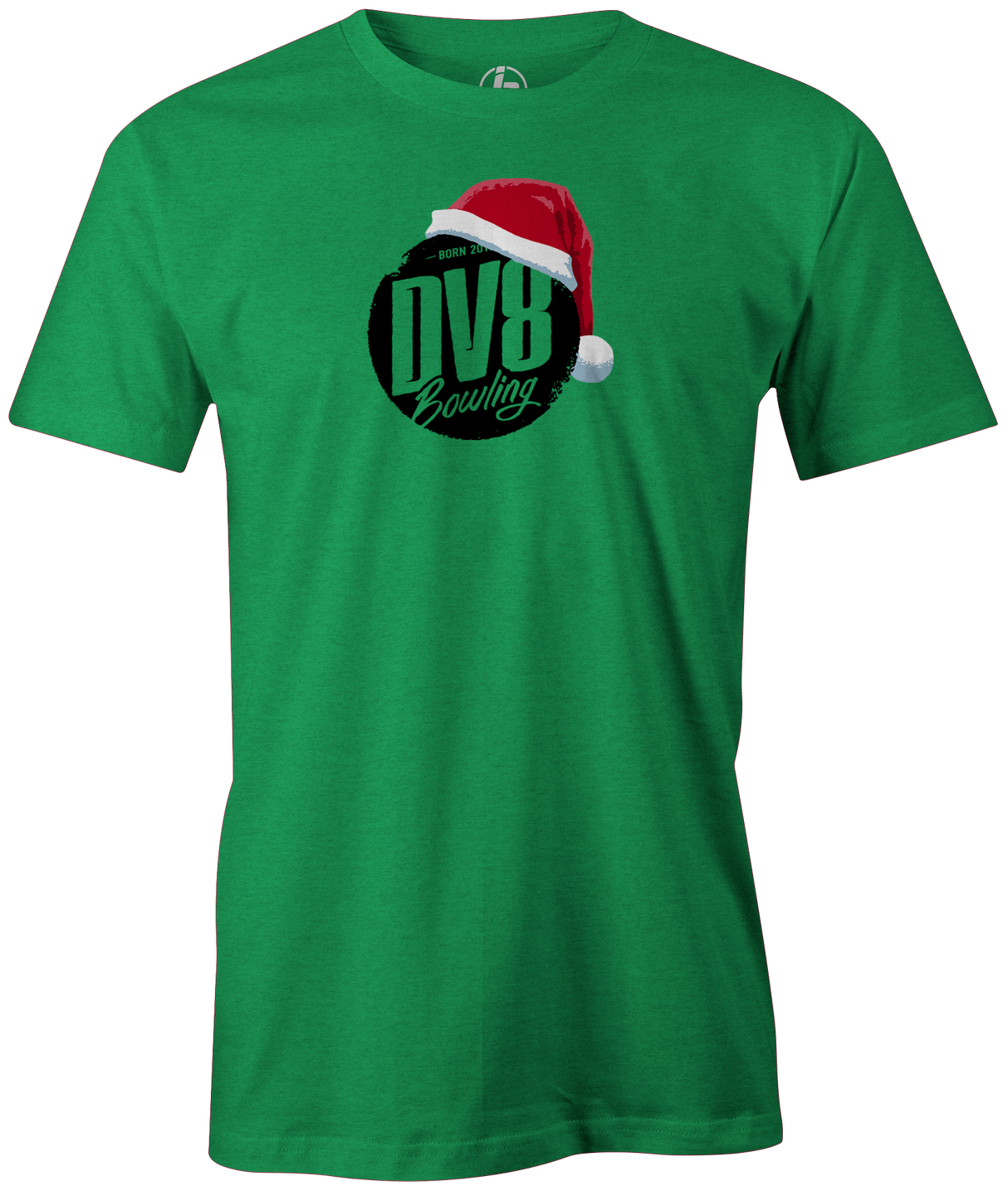 Tis' the season for Christmas bowling tee shirts. Show your Merriness on and off the lanes with the DV8 Holiday T-shirt!  ugly t-shirt comes in red and black colors. Show your holiday spirit with this shirt that helps you hook the ball at your office party or night out with your friends!  Bowling gift holiday gift guide. Tee-shirt gift. Christmas Tree