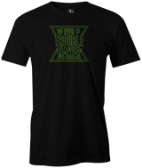 DV8 Bowling Trouble Maker. Dv8/Brunswick bowling league shirts on sale discounted gifts for bowlers. Bowling party apparel. Original bowling tees. throwback big b legends legendary tonight we bowl damn good bowling