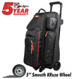 Diamond triple roller 3 Bowling ball roller bag