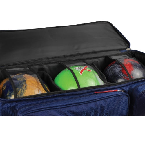 Diamond triple roller 3 Bowling ball roller bag