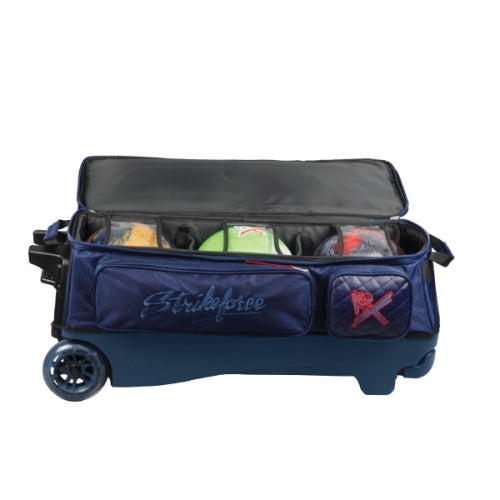 Diamond triple roller 3 Bowling ball roller bag