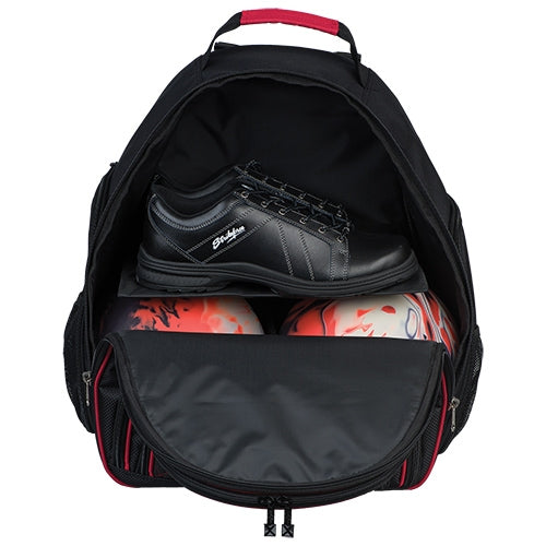 KR Strikeforce Deuce 2 Bowling Ball Backpack Black/Red – Inside Bowling
