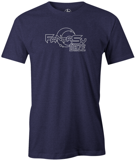 Fantasy Daze Swag Bowling Classic Logo T-shirt. This shirt is perfect for bowling practice, leagues or weekend tournaments. Men's T-Shirt, bowling ball, tee, tee shirt, tee-shirt, t shirt, t-shirt, tees, league, tournament shirt, PBA, PWBA, USBC.