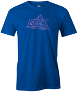 Geek by Swag Bowling. Swag Bowling Classic Logo T-shirt. This shirt is perfect for bowling practice, leagues or weekend tournaments. Men's T-Shirt, bowling ball, tee, tee shirt, tee-shirt, t shirt, t-shirt, tees, league, tournament shirt, PBA, PWBA, USBC. 