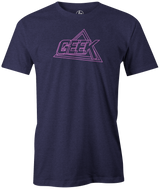 Geek by Swag Bowling. Swag Bowling Classic Logo T-shirt. This shirt is perfect for bowling practice, leagues or weekend tournaments. Men's T-Shirt, bowling ball, tee, tee shirt, tee-shirt, t shirt, t-shirt, tees, league, tournament shirt, PBA, PWBA, USBC. f