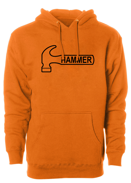 It's Hammer Time! Wear this iconic logo with pride. Grab this classic Hammer Hoodie t-shirt and hit the lanes! This is the perfect gift for all Hammer fans! Bill o'neill, Tshirt, tee, tee-shirt, tee shirt, Pro shop. League bowling team shirt. PBA. PWBA. USBC. Junior Gold. Youth bowling. Tournament t-shirt. Men's. Bowling Ball.