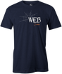 Hammer Web Men's T-shirt, Navy, Bowling, Bowling Ball, tshirt, tee, tee-shirt, tee shirt, web tour, black widow, bill o'neil, shannon o'keefe