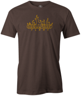 Hellfire Flame by Swag Bowling. Swag Bowling Classic Logo T-shirt. This shirt is perfect for bowling practice, leagues or weekend tournaments. Men's T-Shirt, bowling ball, tee, tee shirt, tee-shirt, t shirt, t-shirt, tees, league, tournament shirt, PBA, PWBA, USBC. 