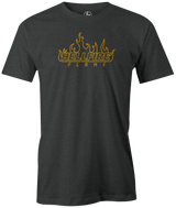 Hellfire Flame by Swag Bowling. Swag Bowling Classic Logo T-shirt. This shirt is perfect for bowling practice, leagues or weekend tournaments. Men's T-Shirt, bowling ball, tee, tee shirt, tee-shirt, t shirt, t-shirt, tees, league, tournament shirt, PBA, PWBA, USBC. 