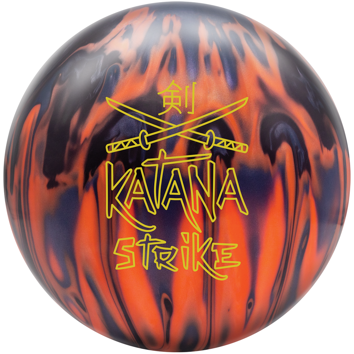 The Katana Strike has an RG of 2.501, a differential of 0.051, and an intermediate differential of 0.020. The Strike, like its predecessor, the Katana Assault, yields a quick response to friction and lots of continuation through the pins. The Katana Strike uses the same base cover HyperKinetic22 Inside Bowling Pro Shop.