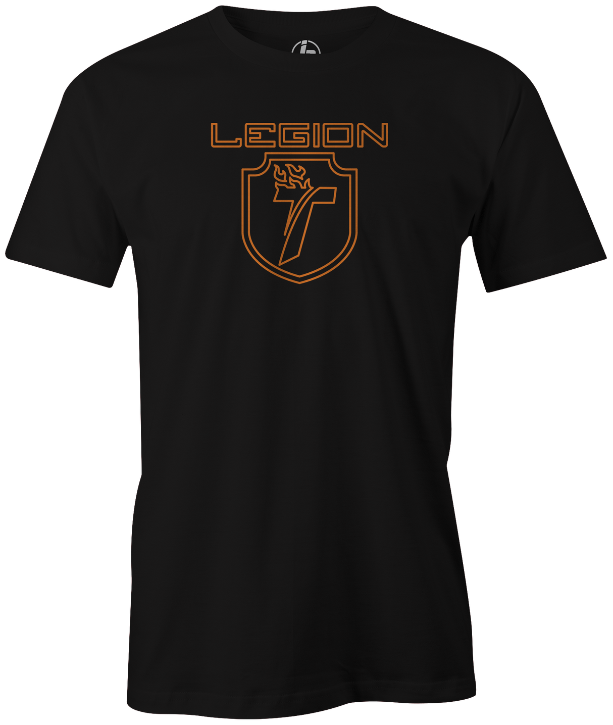 track-legion-pearl bowling ball logo tee shirt bowler tshirt