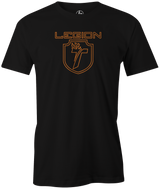 track-legion-pearl bowling ball logo tee shirt bowler tshirt