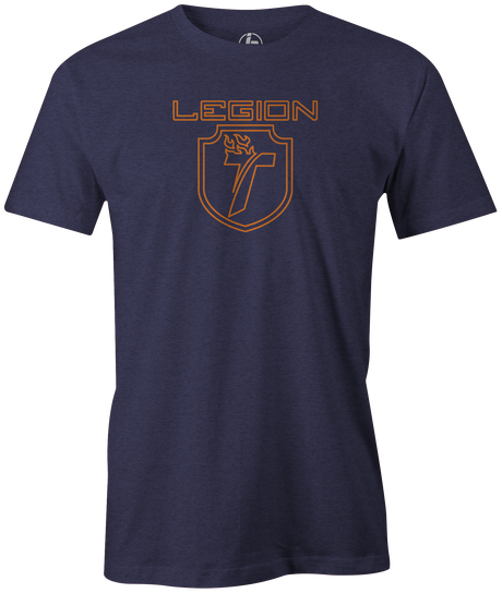 track-legion-pearl bowling ball logo tee shirt bowler tshirt