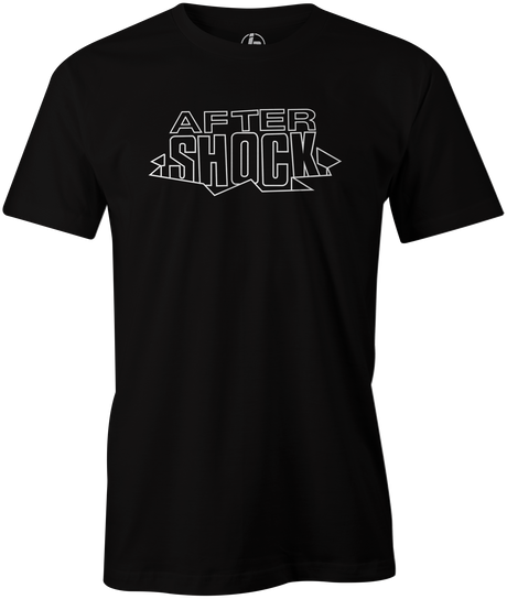 After Shock Men's T-shirt, Black, Bowling, tee, tee-shirt, tee shirt, tshirt, retro