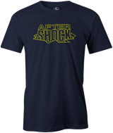 After Shock Men's T-shirt, Navy, Bowling, tee, tee-shirt, tee shirt, tshirt, retro