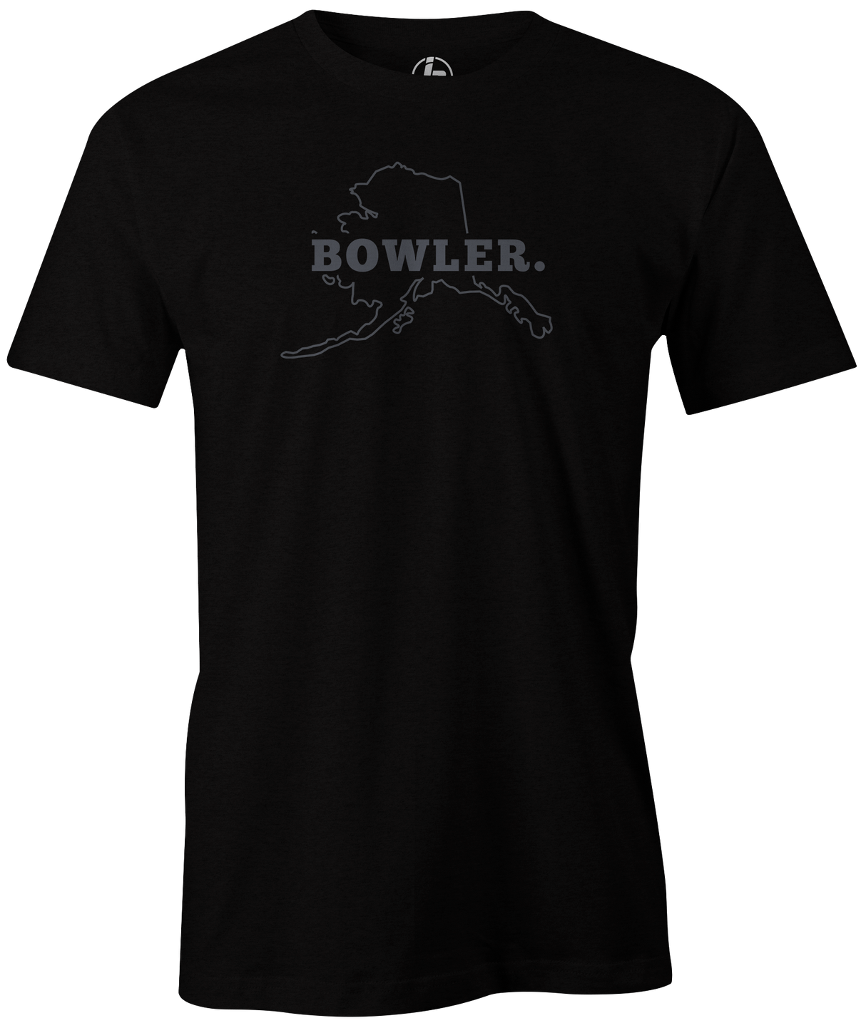 Alaska State Men's Bowling T-shirt, Black, Cool, novelty, tshirt, tee, tee-shirt, tee shirt, teeshirt, team, comfortable