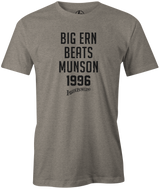 Big Ern Beats Munson 1996 Bowling Pop Culture T-Shirt Grey for men