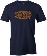 BONU$! Rep this Radical Bowling Bonus Tshirt while advancing to Bonus Bowling in your next tournament. available at Inside Bowling. Comfortable cheap discounted special bowling shirts for bowlers online. Get what you can't get on Amazon, Walmart, Target, or E-Bay here. Men's T-Shirt, Purple, bowling, bowling ball, tee, tee shirt, tee-shirt, t shirt, t-shirt, tees, league bowling team shirt, tournament shirt, funny, cool, awesome, brunswick, brand