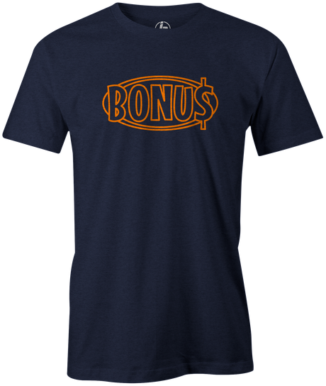 BONU$! Rep this Radical Bowling Bonus Tshirt while advancing to Bonus Bowling in your next tournament. available at Inside Bowling. Comfortable cheap discounted special bowling shirts for bowlers online. Get what you can't get on Amazon, Walmart, Target, or E-Bay here. Men's T-Shirt, Purple, bowling, bowling ball, tee, tee shirt, tee-shirt, t shirt, t-shirt, tees, league bowling team shirt, tournament shirt, funny, cool, awesome, brunswick, brand