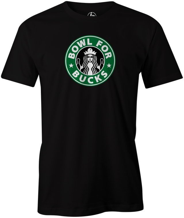 Bowl for Bucks Bowling T-Shirt Black