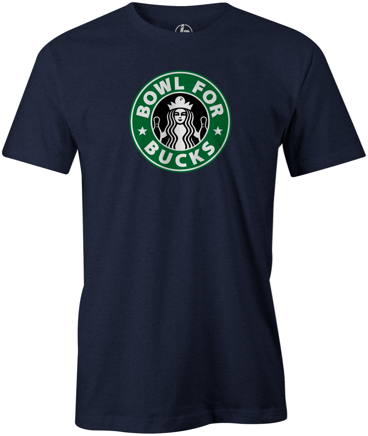 Bowl for Bucks Bowling T-Shirt Navy