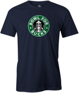 Bowl for Bucks Bowling T-Shirt Navy