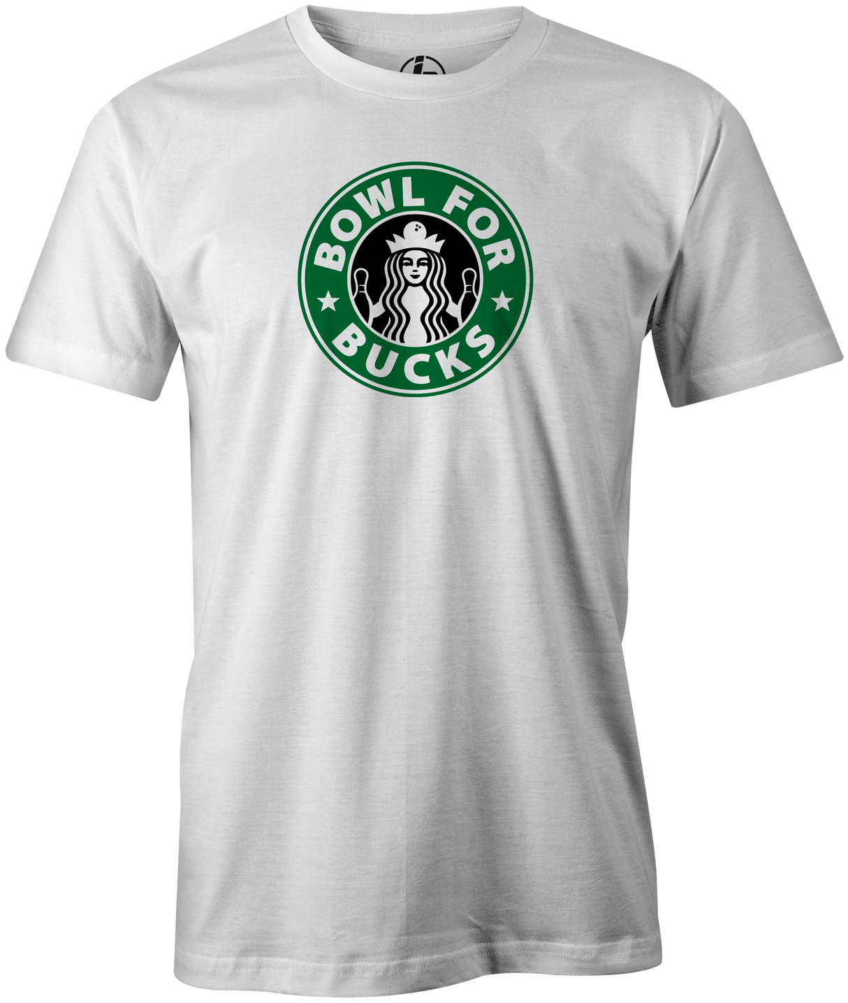 Bowl for Bucks Bowling T-Shirt White