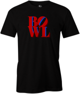 Bowl Park Bowling T-Shirt Love Park Black