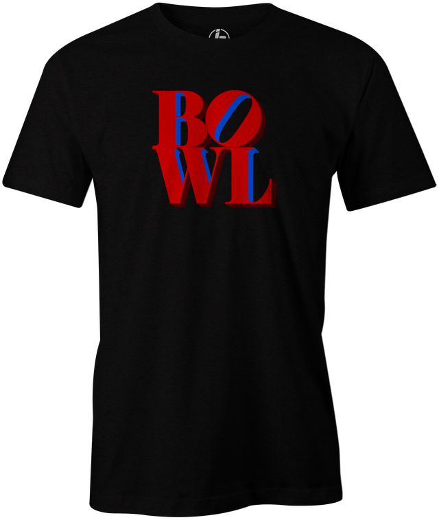 Bowl Park Bowling T-Shirt Love Park Black