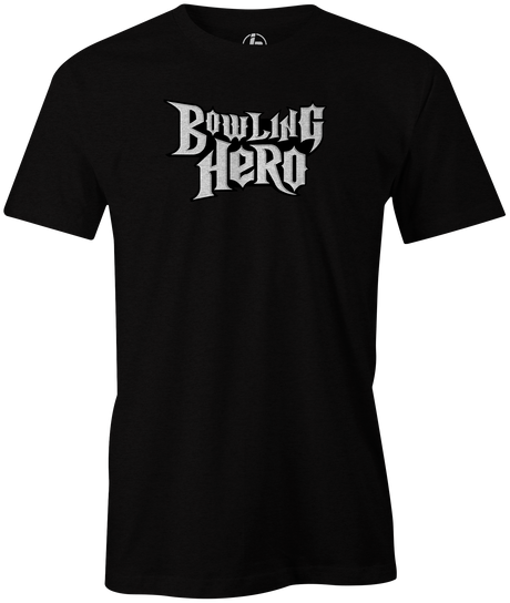 Bowling Hero Men's T-shirt, Black, tee-shirt, tee, Tshirt, bowler, guitar hero