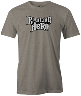 Bowling Hero Men's T-shirt, Grey, tee-shirt, tee, Tshirt, bowler, guitar hero