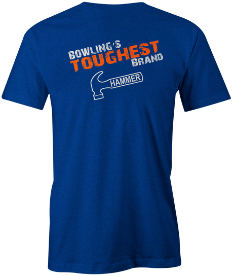 Bowling's Toughest Brand Men's T-Shirt, Blue, Tshirt, tee, tee-shirt, tee shirt, Hammer