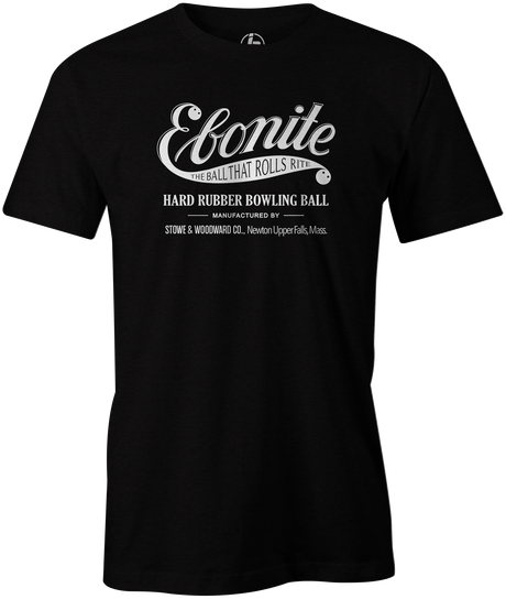 Ebonite Bowling T-Shirt Vintage Logo Black