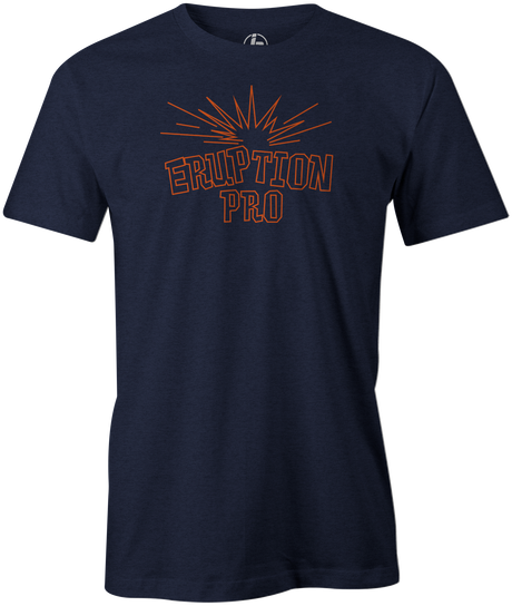 Eruption Pro Men's T-Shirt, Navy, Bowling, Columbia 300, tshirt, tee, tee-shirt, tee shirt, cool, comfortable.