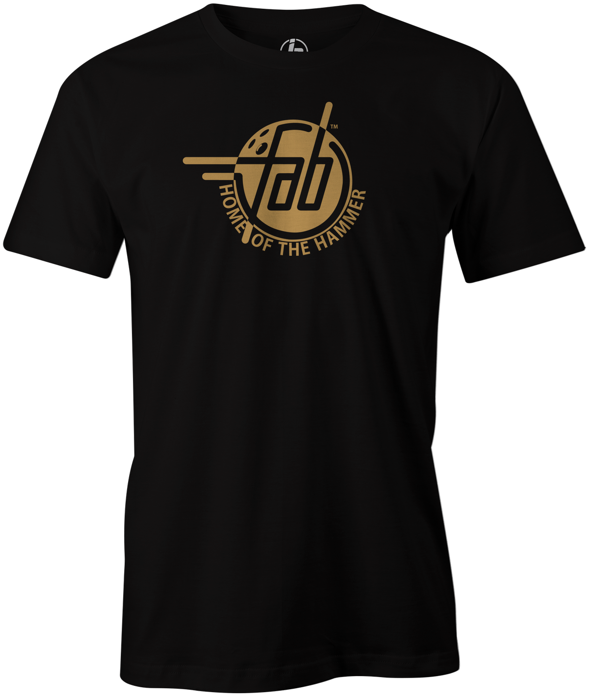 Faball Enterprises Men's T-Shirt, Black Vintage, Bowling, tshirt, tee, tee shirt, tee-shirt, old school, throw back, purple hammer, blue hammer, black hammer, pink hammer, bowling ball. 