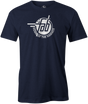 Faball Enterprises Men's T-Shirt, Navy, Bowling, tshirt, tee, tee shirt, tee-shirt, old school, throw back, purple hammer, blue hammer, black hammer, pink hammer, bowling ball. 