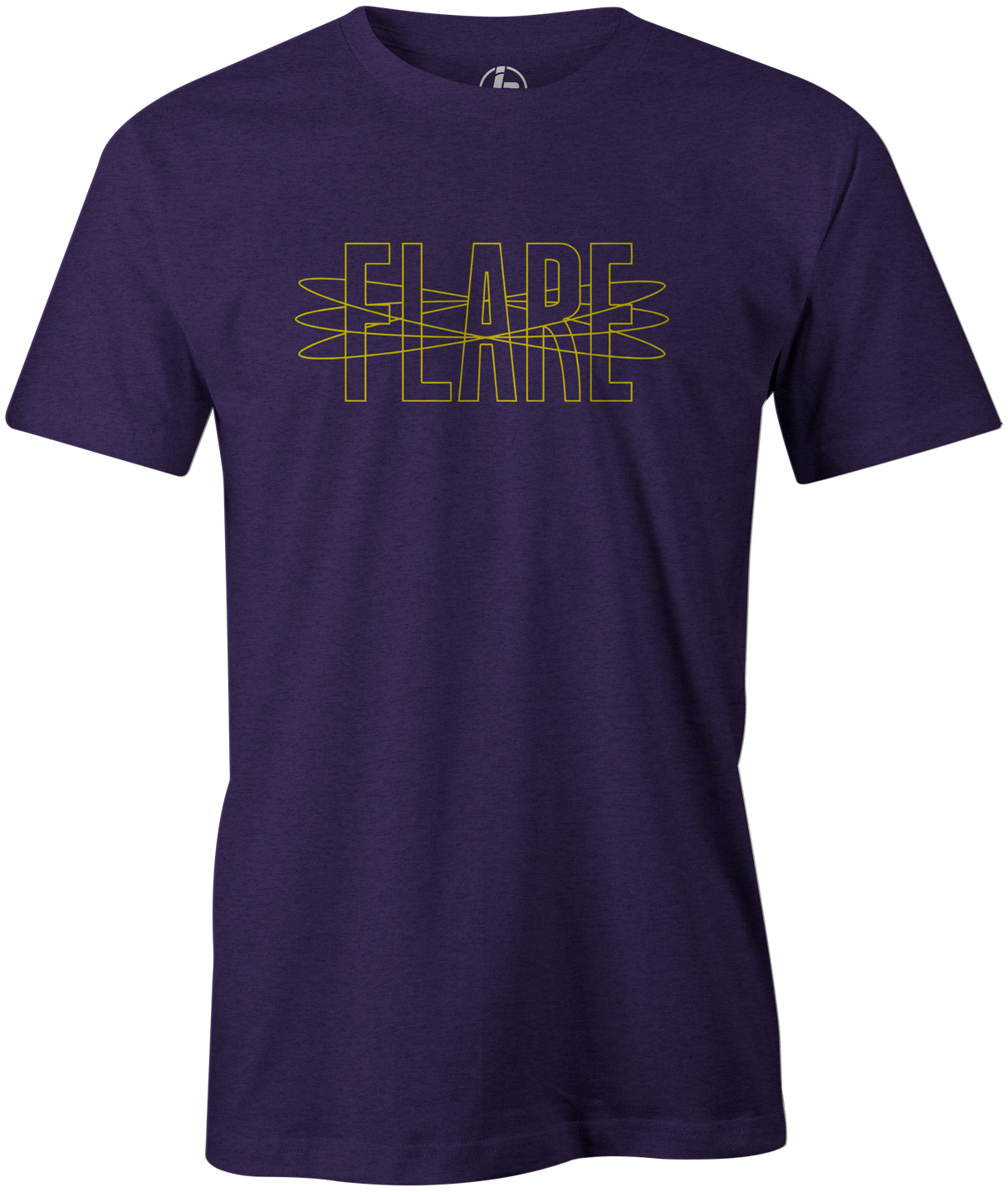 Track Flare Men's T-Shirt, Purple, track bowling, bowling ball, bowling ball logo, track, retro, old school, throwback, vintage, tshirt, tee, tee-shirt, tee shirt.