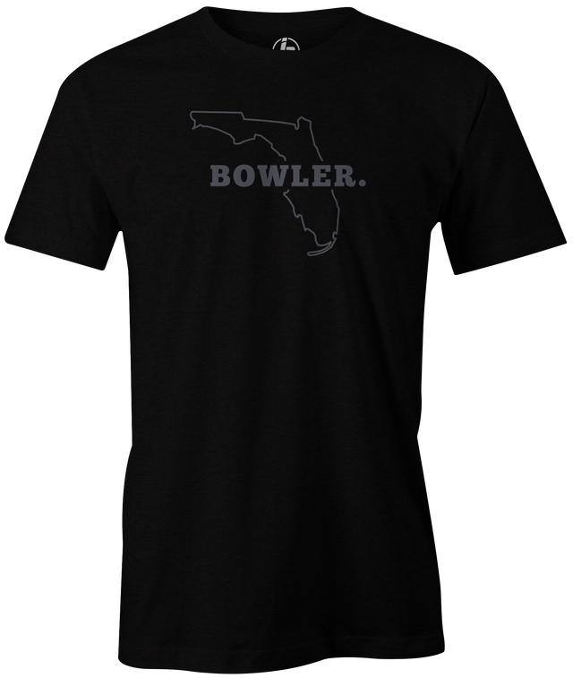 Florida State Men's Bowling T-shirt, Black, Cool, novelty, tshirt, tee, tee-shirt, tee shirt, teeshirt, team, comfortable