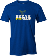 Game Breaker Bowling T-Shirt Ebonite GB3 tee Blue