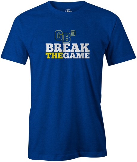 Game Breaker Bowling T-Shirt Ebonite GB3 tee Blue