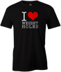 I Love Weight Holes Men's Shirt, Black, funny, novelty, bowling, t-shirt, tshirt, tee, tee-shirt, tees