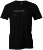 Kentucky State Men's Bowling T-shirt, Black, Cool, novelty, tshirt, tee, tee-shirt, tee shirt, teeshirt, team, comfortable