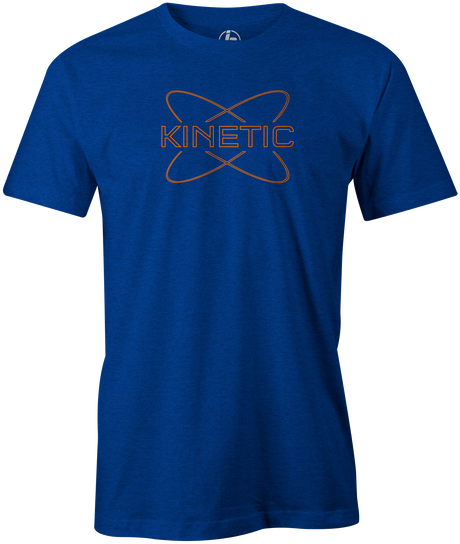 Kinetic Men's T-Shirt, Blue, bowling, bowling ball, track bowling, smart bowling, tshirt, tee, tee-shirt, tee shirt