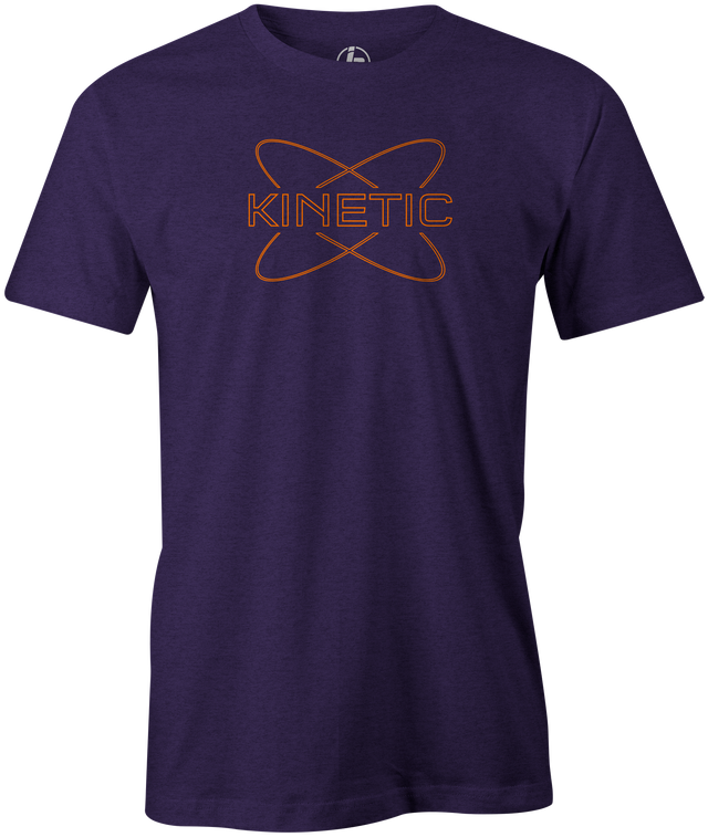 Kinetic Men's T-Shirt, Purple, bowling, bowling ball, track bowling, smart bowling, tshirt, tee, tee-shirt, tee shirt