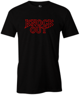 Knock Out your competition with the new Brunswick Knock Out bowling ball Tshirt.  Wear with pride. Retro Brunswick bowling league shirts on sale discounted gifts for bowlers. Bowling party apparel. Original bowling tees. Throwback bowling shirts. Men's T-Shirt, Charcoal, Black, bowling, bowling ball, tee, tee shirt, tee-shirt, t shirt, t-shirt, tees, league bowling team shirt, tournament shirt, funny, cool, awesome, brunswick, brand, PBA, PWBA, USBC.